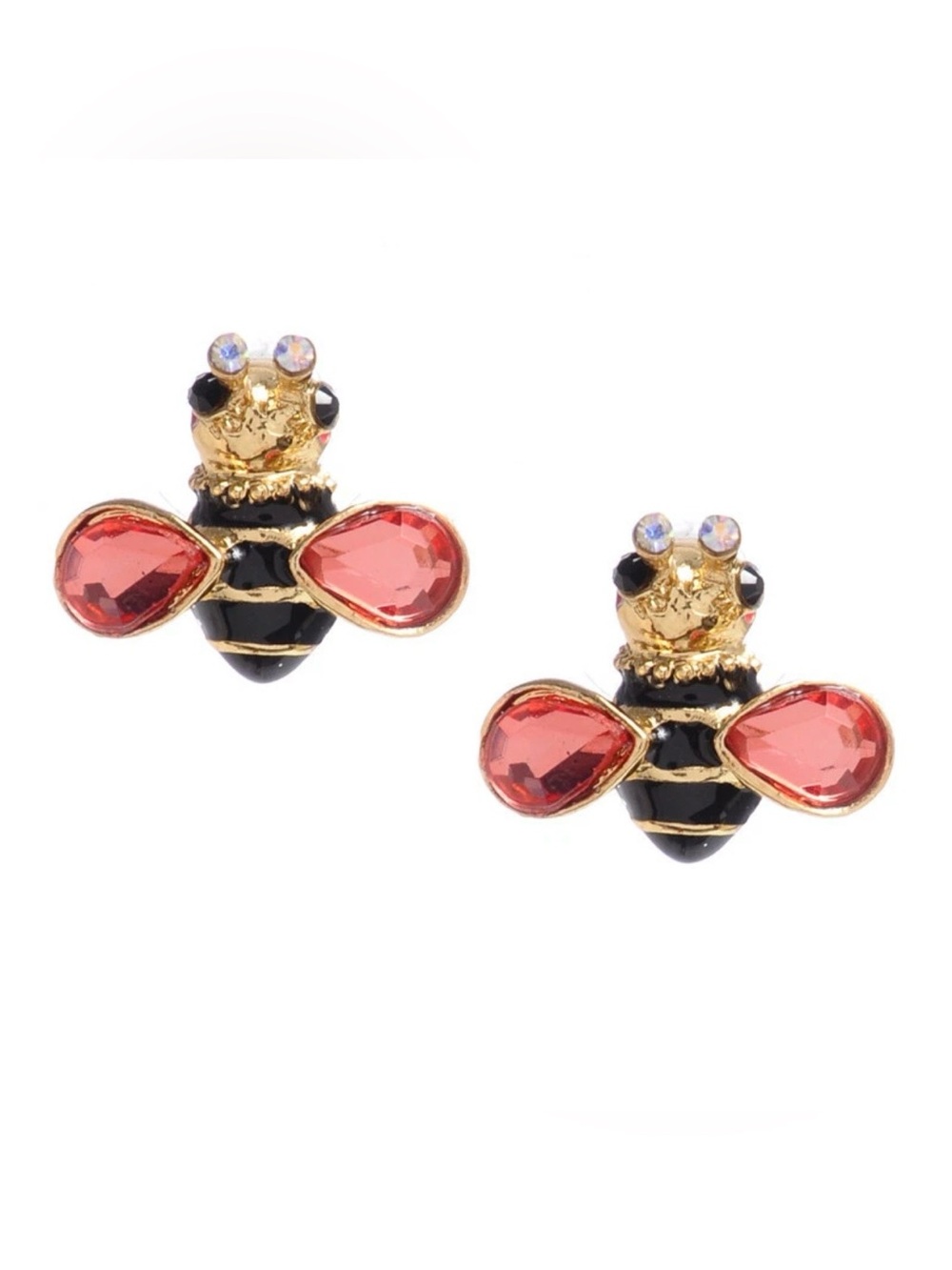 Betsey Johnson Bumble bee earrings from her Hawaiian Luau Collection